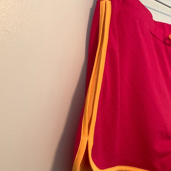 Reebok Play Dry Workout Ready Collection Pink & Orange Athletic Shorts Size M - Picture 4 of 8
